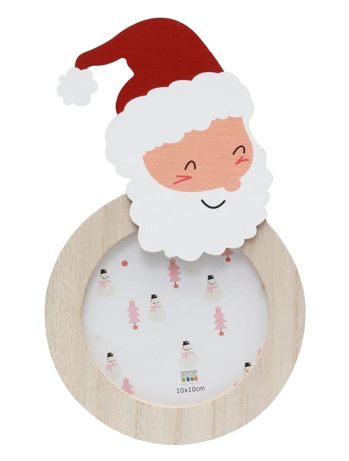 deknudt frames Décoration de Noël en bois avec Père Noël S66FK1