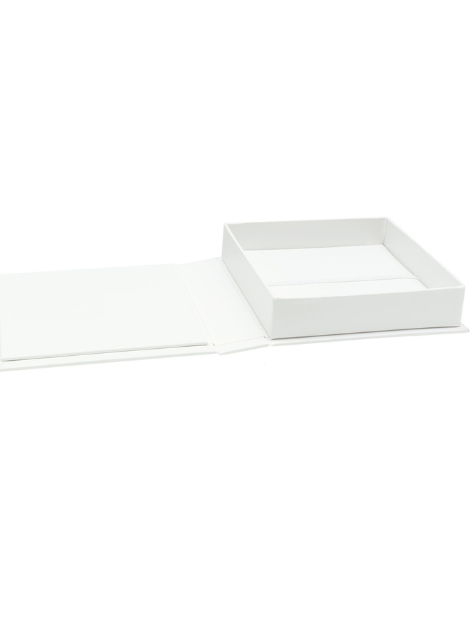 Deknudt Frames Boîte Pour USB Blanc Cuir S66DJ4