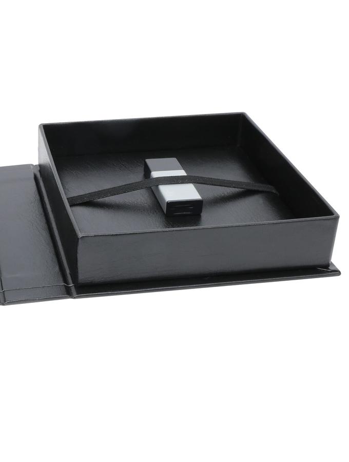Deknudt Frames Boîte Pour USB Noir Cuir S66DJ3