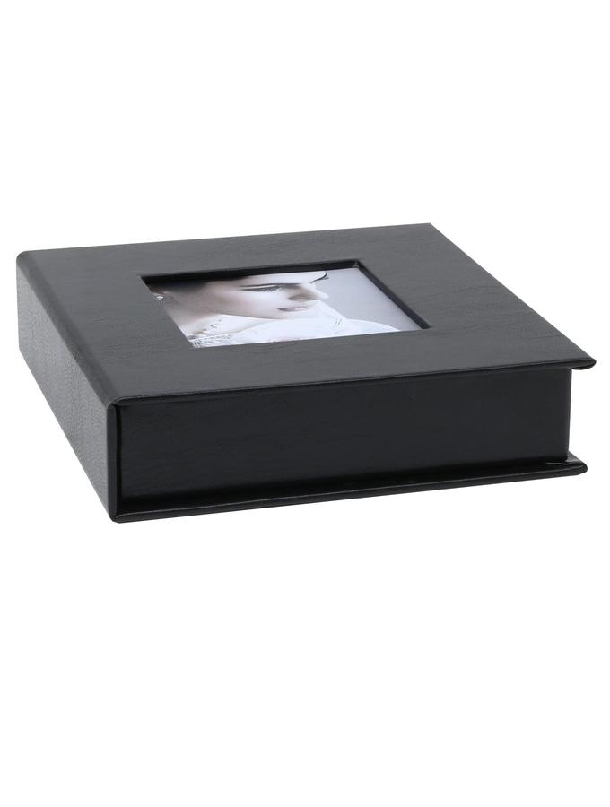 deknudt frames Boîte pour USB noir cuir S66DJ3