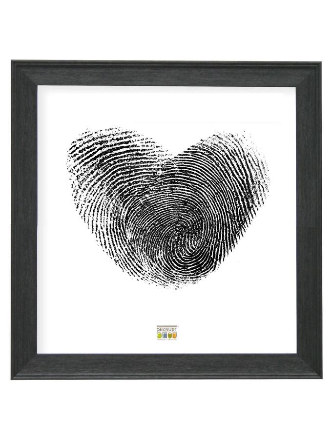 deknudt frames Cadre bois en noir S45LH2