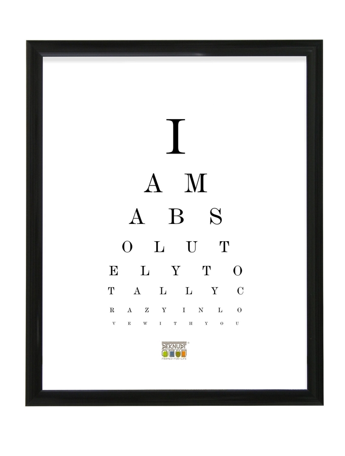 deknudt frames Cadre brillant en noir S43WK2