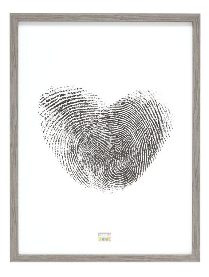 Deknudt Frames Cadre étroit Bois En Gris S43AH7