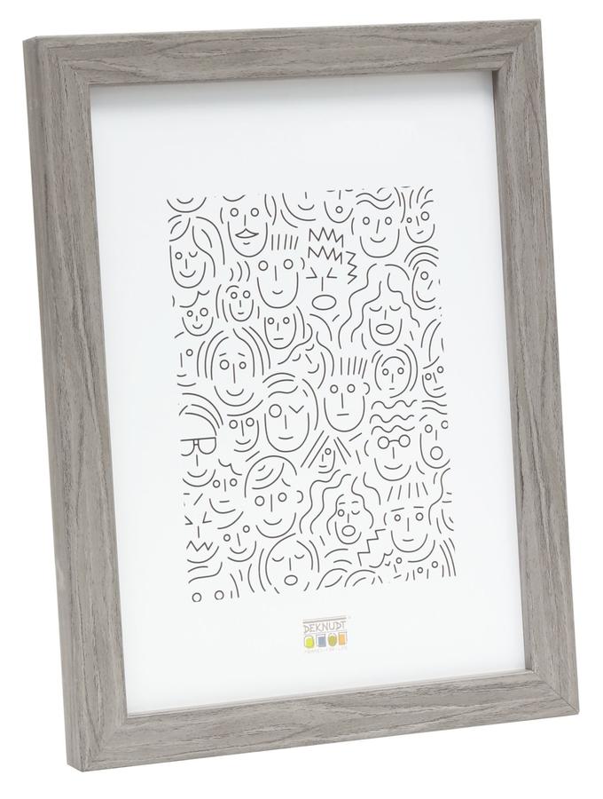 deknudt frames Cadre étroit bois en gris S43AH7