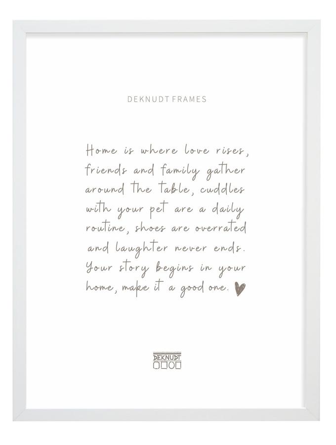 Deknudt Frames Cadre étroit En Blanc S43AK1