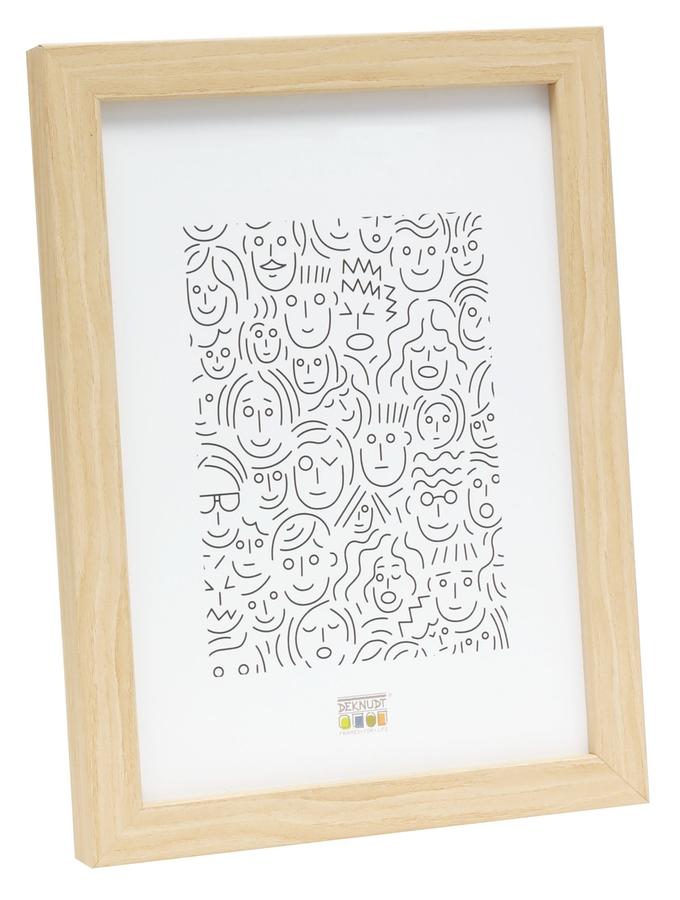 deknudt frames Cadre étroit en bois naturel S43AH1