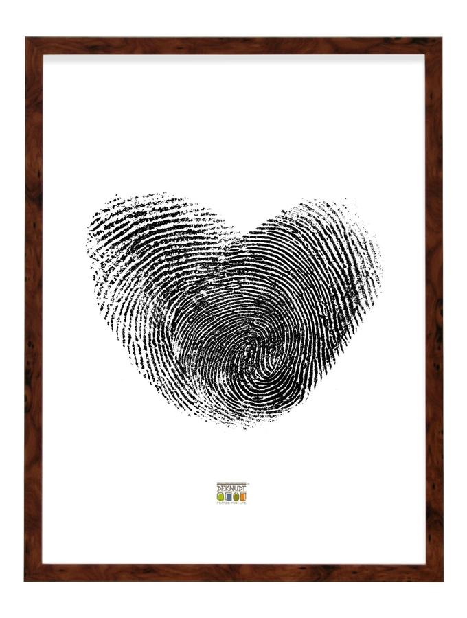 Deknudt Frames Cadre étroit En Loupe Bois S43AG2