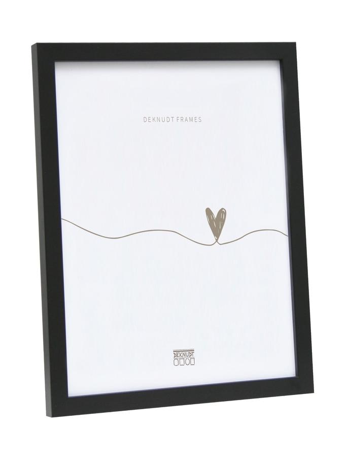 deknudt frames Cadre étroit en noir S43AK2