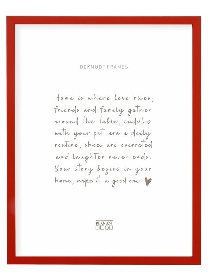 Deknudt Frames Cadre étroit En Rouge S43AK4