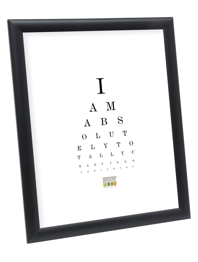 deknudt frames Cadre photo bois en noir S40CL2