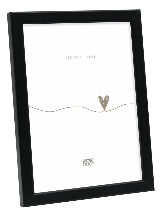 deknudt frames Cadre photo bois en noir S41JL2