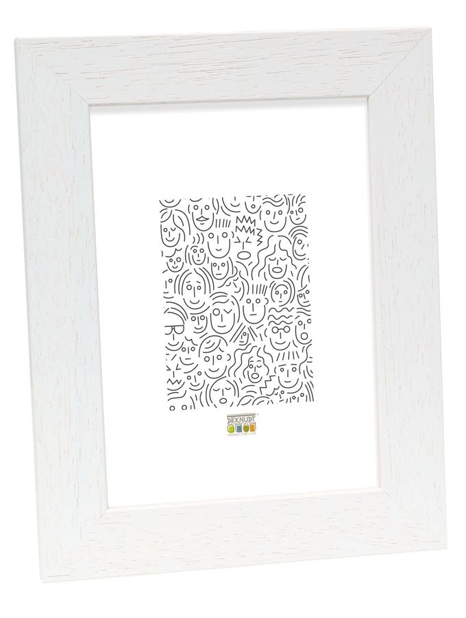 deknudt frames Cadre photo en bois blanc S226K1