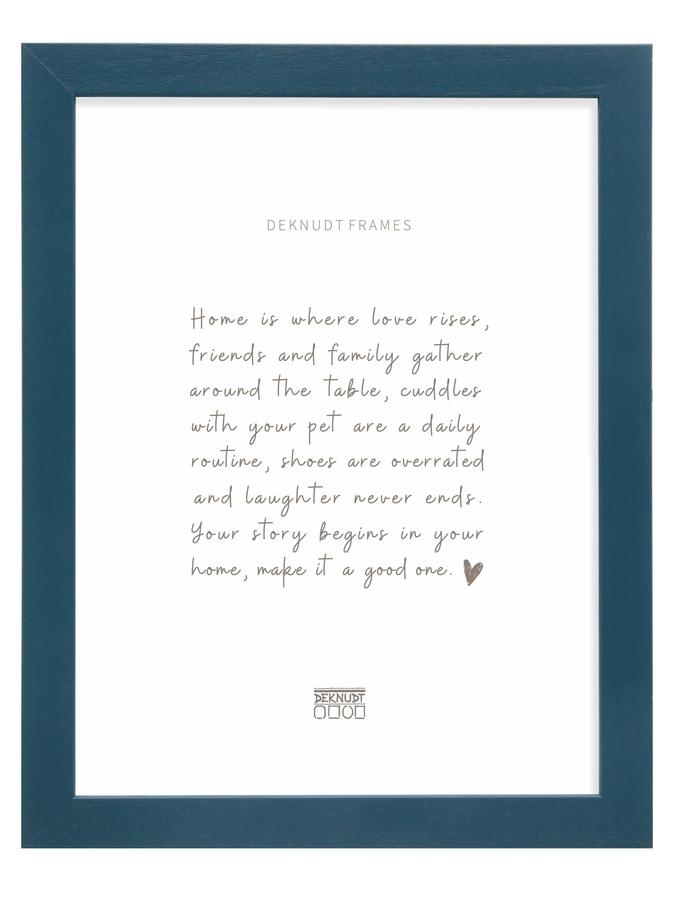Deknudt Frames Cadre Photo En Bois Bleu S226K6