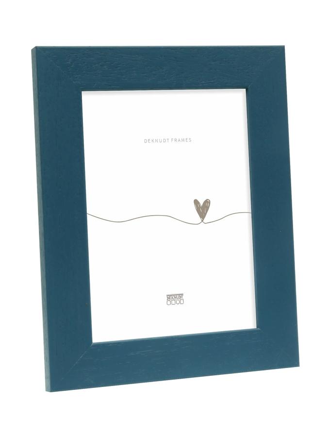 deknudt frames Cadre photo en bois bleu S226K6