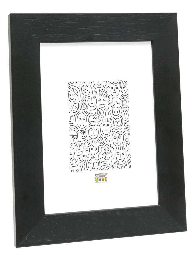 deknudt frames Cadre photo en bois noir S226K2