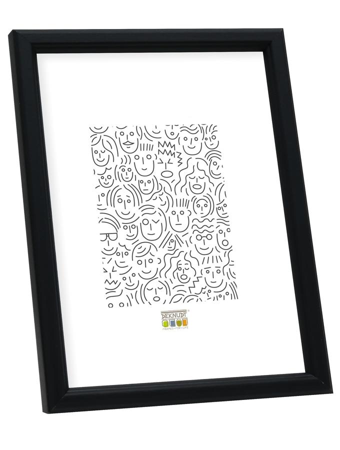 deknudt frames Cadre photo en bois noir S236K2