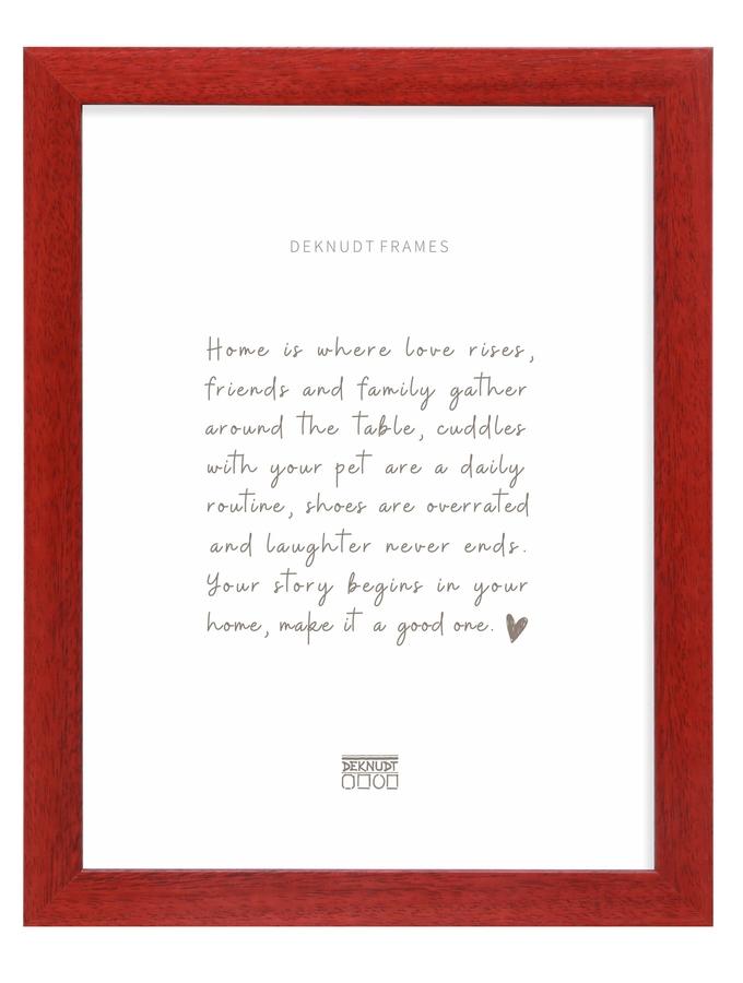 Deknudt Frames Cadre Photo En Bois Rouge S226K4