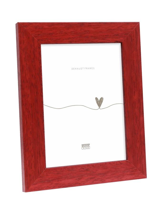 deknudt frames Cadre photo en bois rouge S226K4