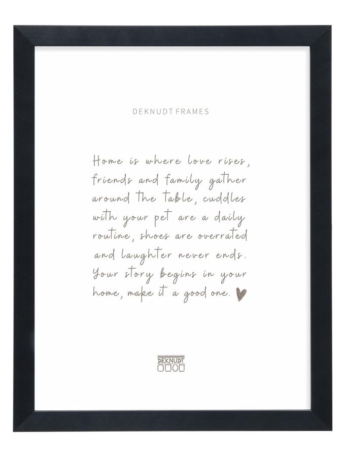 Deknudt Frames Cadre Photo En Couleur Noir S47BK2