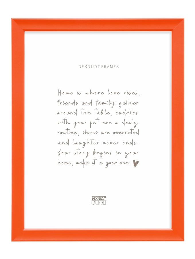 Deknudt Frames Cadre Photo En Orange Vif S45YL4