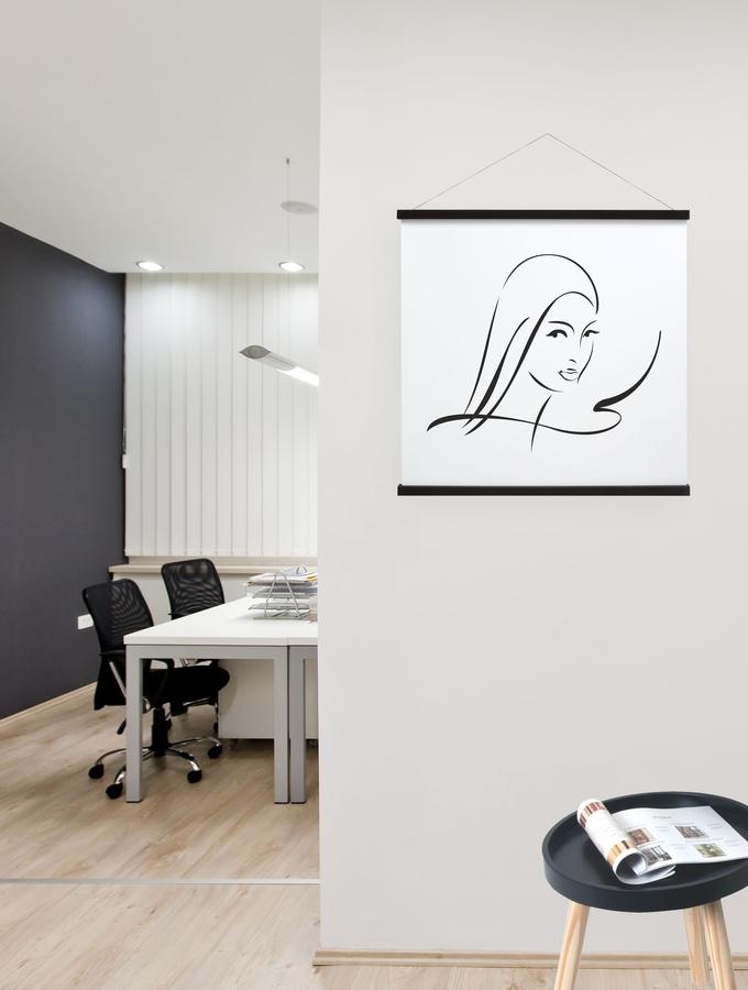 Deknudt Frames Porte Affiche En Bois Noir S270K2