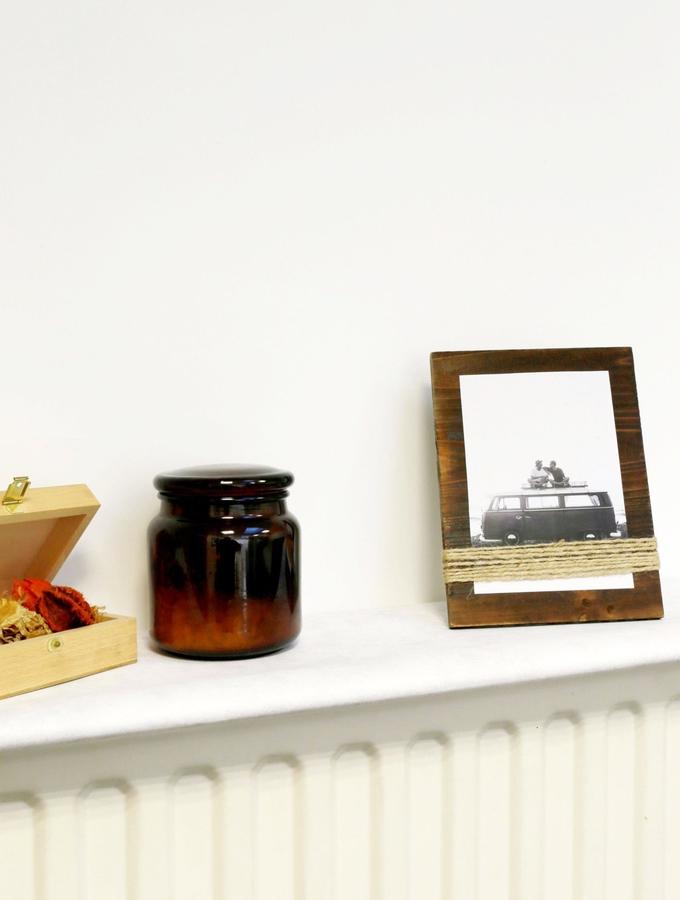 Deknudt Frames Porte Photo Brun Avec Cordes S67UA2