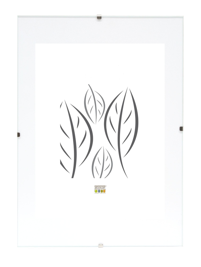 deknudt frames Sous-verre sans bord avec clips