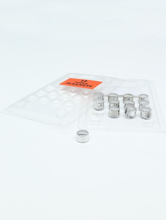 Deknudt Frames Des Petits Aimants Argenté Rond S328B3