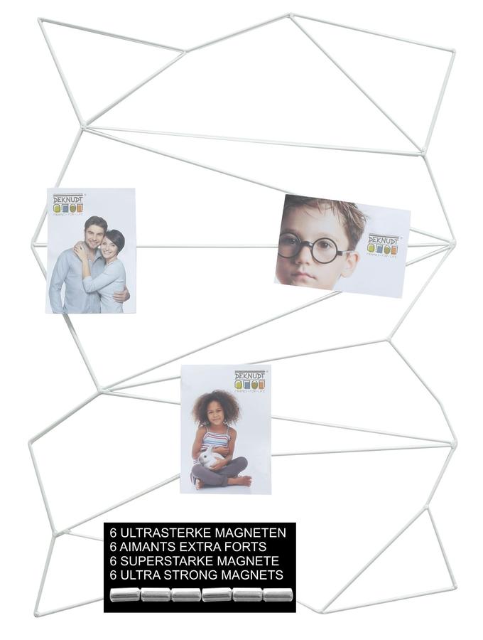 Deknudt Frames Grille Photo Magnétique En Métal Blanc S65CW1 M3