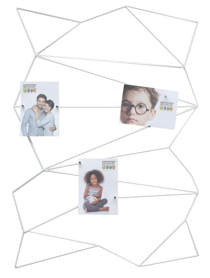 deknudt frames Grille photo magnétique en métal blanc S65CW1 M3