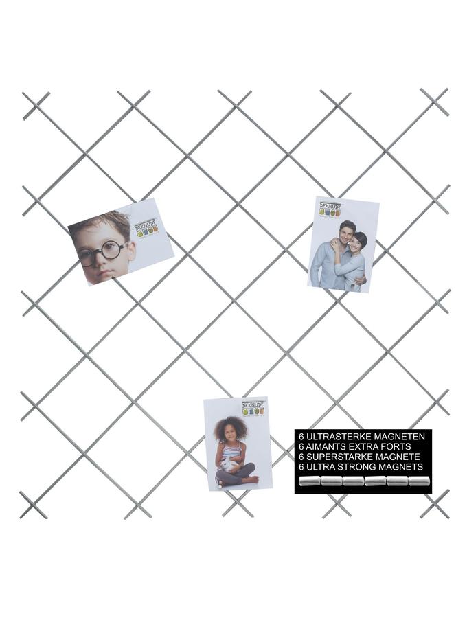 Deknudt Frames Grille Photo Magnétique En Métal Couleur Argenté S65CW7 M2