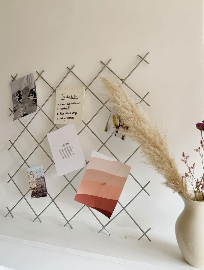 Deknudt Frames Grille Photo Magnétique En Métal Couleur Argenté S65CW7 M2