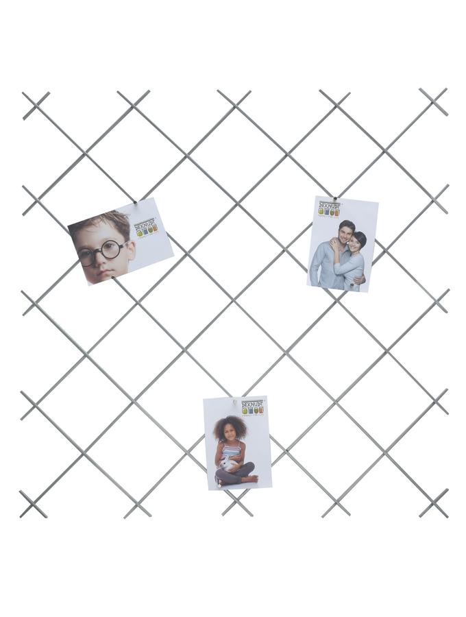 deknudt frames Grille photo magnétique en métal couleur argenté S65CW7 M2