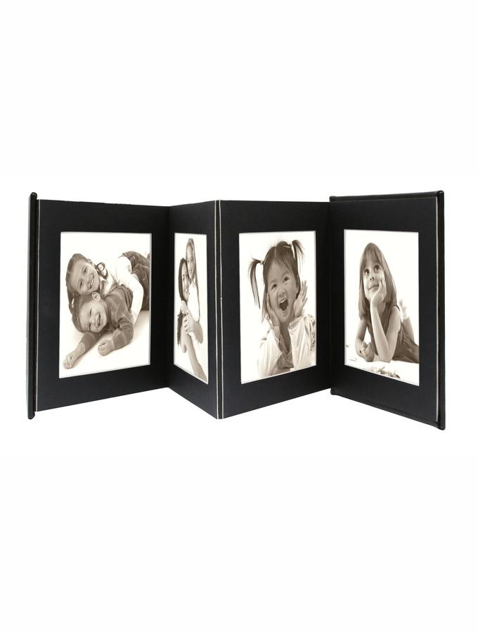 deknudt frames Leporello noir finition en cuir A66DC2 8PH