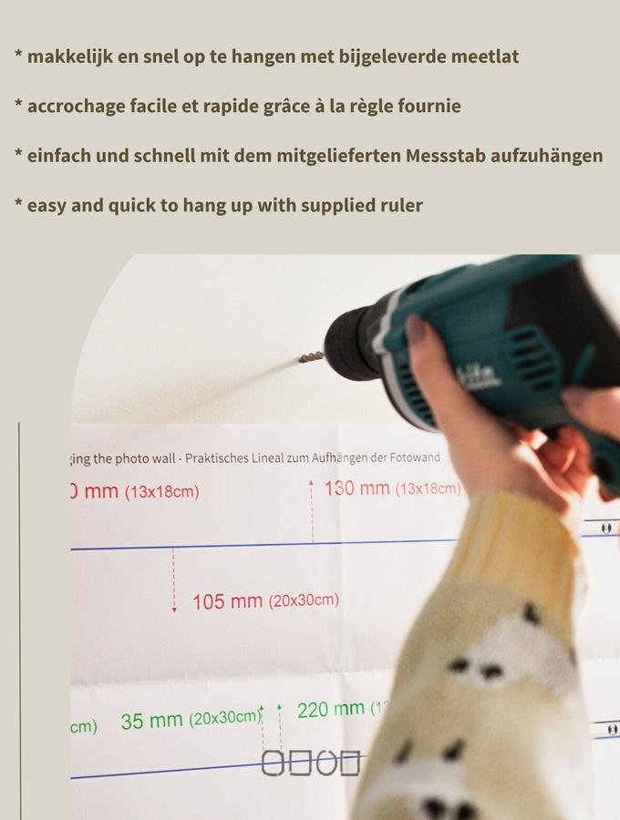 Deknudt Frames Lot De 3 Cadres Photo Noir Pour Mur De Photos S66KF2 WALL3