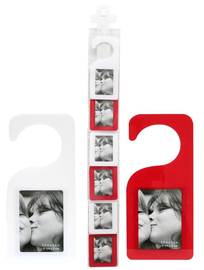 deknudt frames Marque-porte en blanc ou rouge S58RH5