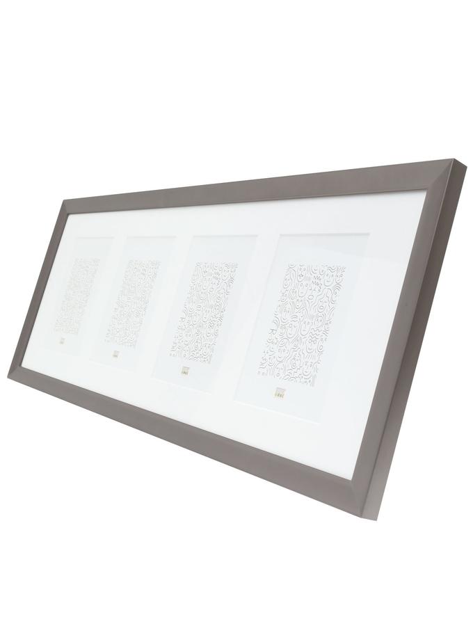 Deknudt Frames Multivue Couleur Gris En Aluminium Pour 4 Photos S021D7 P4