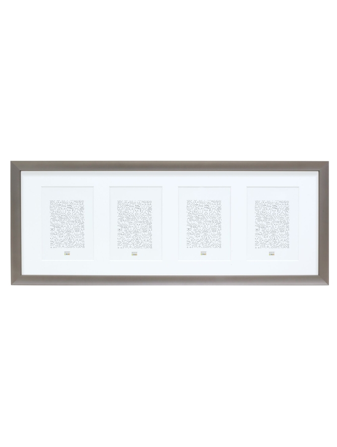 deknudt frames Multivue couleur gris en aluminium pour 4 photos S021D7 P4