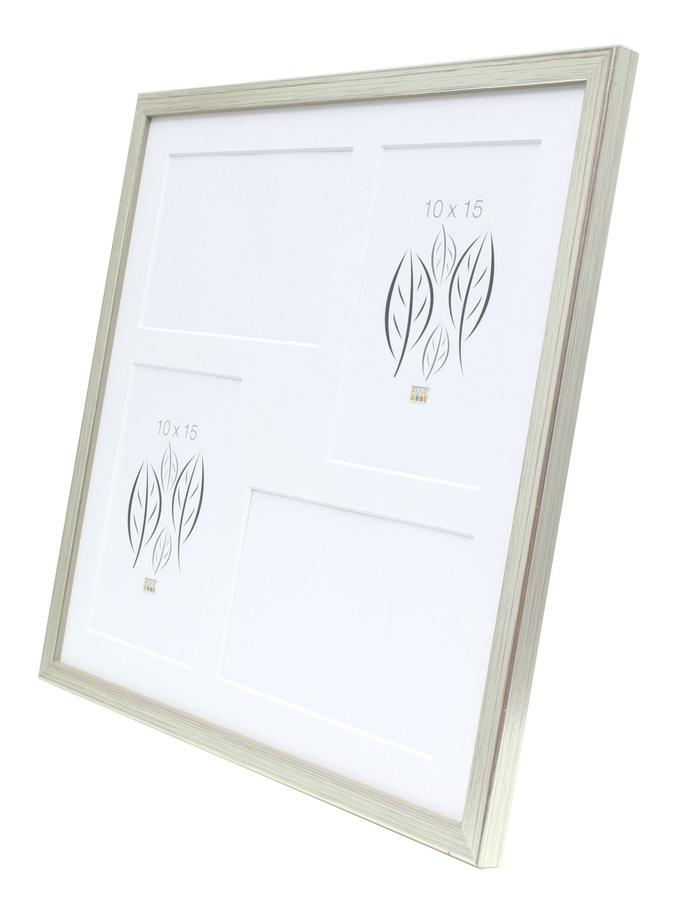 Deknudt Frames Multivue En Argenté Pour 4 Photos 10x15cm S41JD1 P4