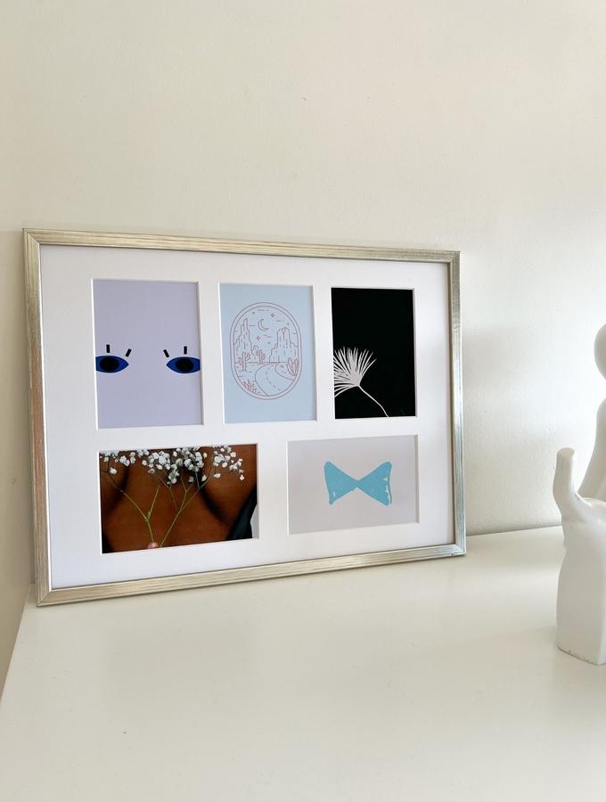 Deknudt Frames Multivue En Argenté Pour 5 Photos 10x15cm S41JD1 P5