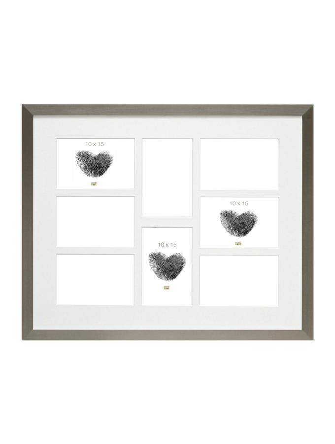 deknudt frames Multivue en argenté pour 8 photos S41VD1 P8