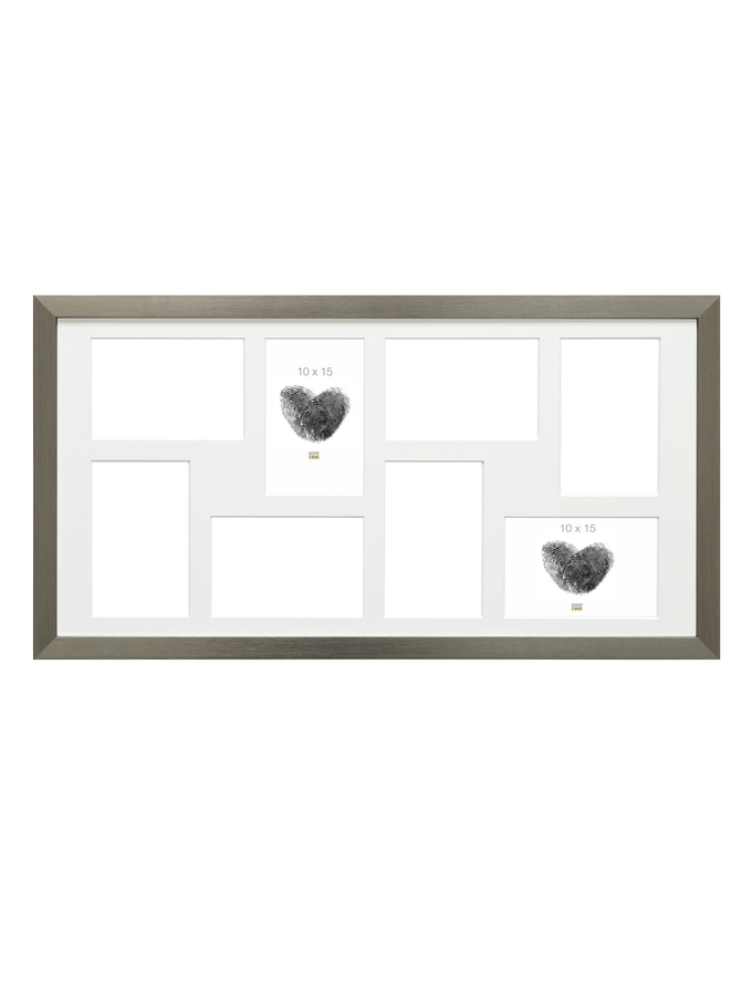 deknudt frames Multivue en argenté pour 8 photos S41VD1 P8A