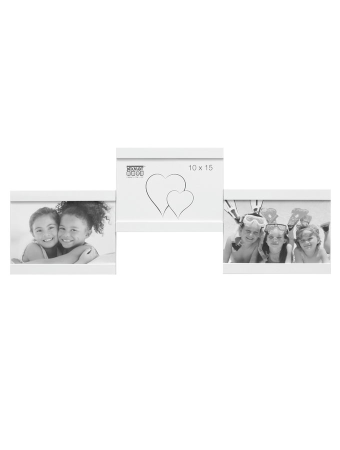 deknudt frames Multivue en blanc pour 3 photos S68RK1 P3