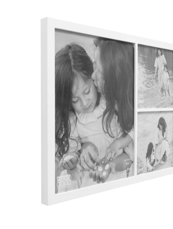 Deknudt Frames Multivue En Blanc Pour 3 Photos S68WB1 G3