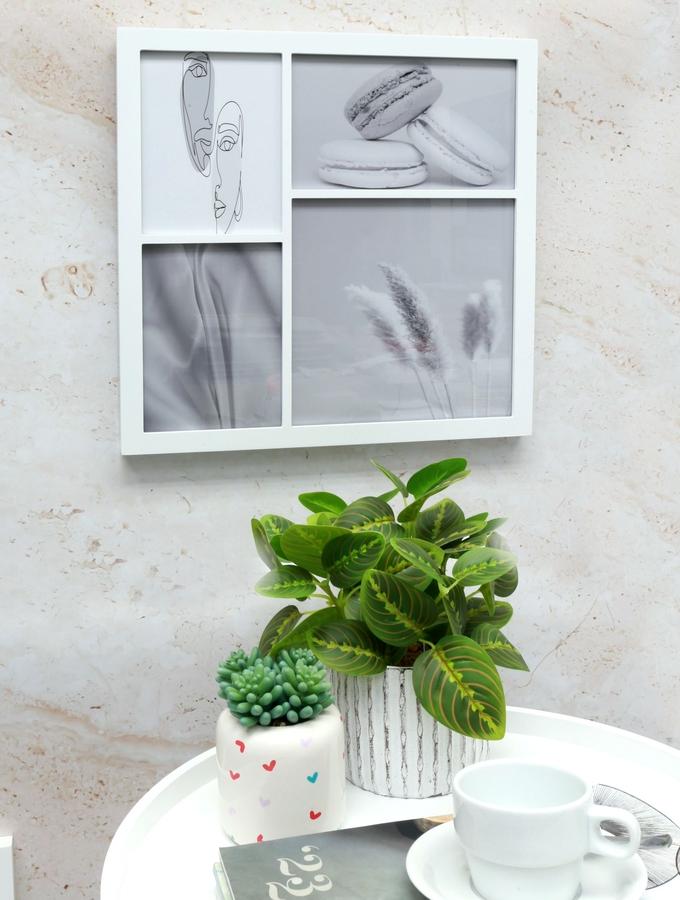 Deknudt Frames Multivue En Blanc Pour 4 Photos S68WB1 G4