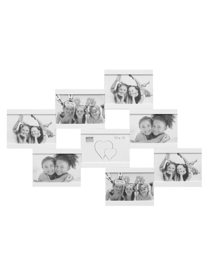 deknudt frames Multivue en blanc pour 8 photos S68RK1 P8