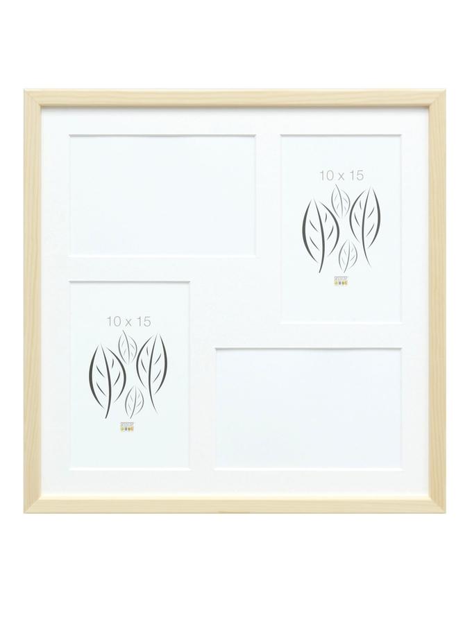 deknudt frames Multivue en bois naturel pour 4 photos 10x15cm S41JH1 P4