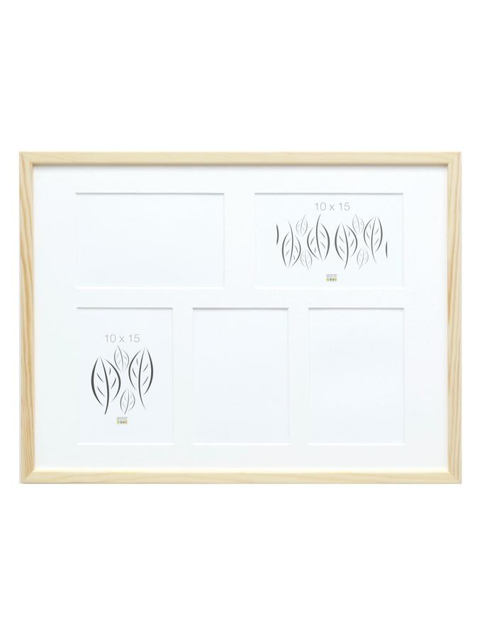 deknudt frames Multivue en bois naturel pour 5 photos 10x15cm S41JH1 P5