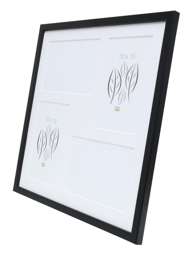 Deknudt Frames Multivue En Bois Noir Pour 4 Photos 10x15cm S41JL2 P4