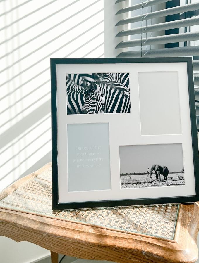 Deknudt Frames Multivue En Bois Noir Pour 4 Photos 10x15cm S41JL2 P4